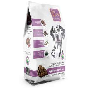 Клан/Clan Classic Hypoallergenic корм для собак крупных и средних ягненок/индейка/бурый рис 1,25кг*6