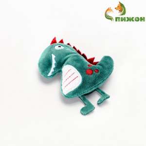 Игрушка для кошек Дракон с кошачьей мятой 10см зеленый