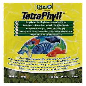 TetraPhyll растительный корм для всех видов рыб хлопья 12гр для рыб