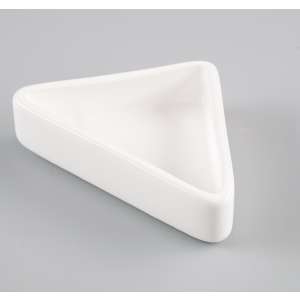 Миска для грызунов керамическая угловая белая 50мл