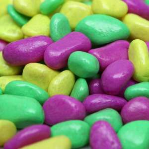 Грунт аквариумный Галька флуорисцентная микс 8-12мм 350гр