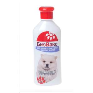 Шампунь Биовакс для собак оттеночный белых 350мл*15