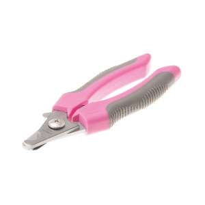 Когтерез-секатор большой со стопором, розовый DeLight*12