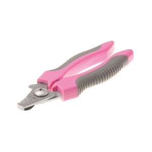Когтерез-секатор малый со стопором, розовый DeLight*12