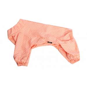 Пыльник против клещей рS спинка 21-25см розовый в горошек LION