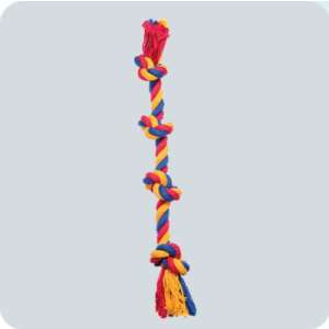 Игрушка для собак веревка 4 узла 42-44см Зооник