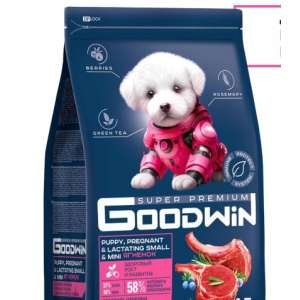 Гудвин/Goodwin для щенков/собак Берем. и кормящ.Мини Ягненок , 400гр*20