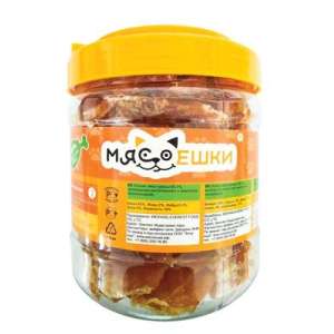 Мясоешки лакомства для собак Куриная строганина 550гр*12 снято с пр-ва