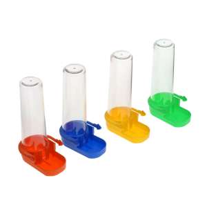 Поилка для птиц 75мл цвет в ассортименте 55*70*125мм Пижон