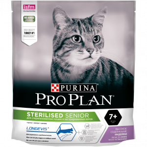 Про План/Pro Plan 400гр корм для кошек Sterilised 7+ стерилизованных/кастр Индейка*8