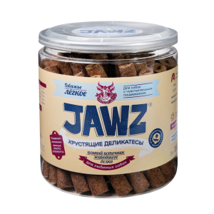 Джавз/JAWZ лакомства для собак Хрустящие деликатесы говяжье легкое 350гр