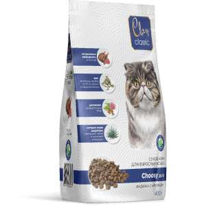 Клан/Clan Classic Choosy корм для кошек индейка/кролик 400гр*12