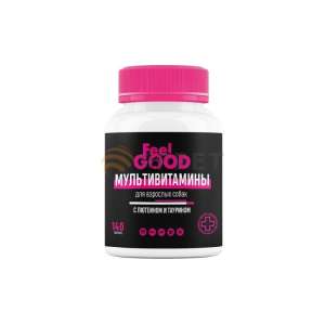 Фил Гуд Мультивитамины с лютеином и таурином для взрослых собак 140таб 