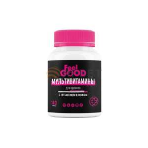 Фил Гуд Мультивитамины с пребиотиком и лизином для щенков 140таб