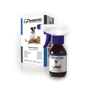 Инспектор спрей для кошек и собак 100мл*12