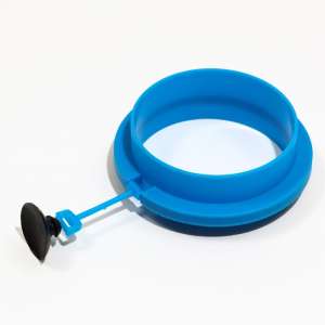 Кормушка для рыб круглая с присоской D10см Пижон