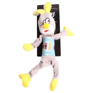 Игрушка для собак Братец кролик с палкой пищалкой 35см LION