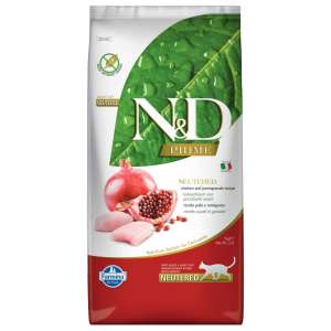 Фармина/Farmina N&D Prime корм для кошек стерилизованных/кастрированных Курица с гранатом 5кг