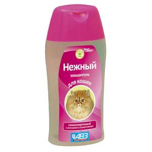 Шампунь Нежный для кошек 180 мл гипоаллергеннный*30