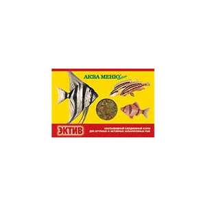 Аква-Меню хлопья Эктив корм для рыб хлопья 11гр*55