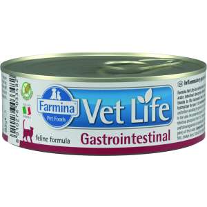 Фармина/Farmina конс. Vet Life Gastrointestinal корм для кошек при заболеваниях ЖКТ 85гр*12 для кошек