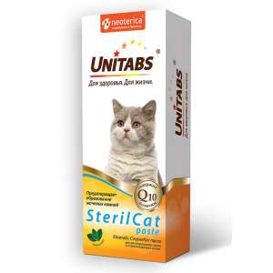 Юнитабс паста СтерилКэт 120мл*12 для кошек