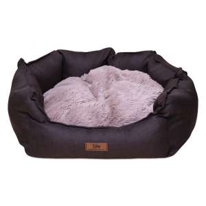 Лежанка Бруно рМ 70*60*25см LM00104-2b темно-коричневая LION