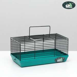 Клетка для грызунов Пижон №1  без наполнения 27*15*13см бирюзовая