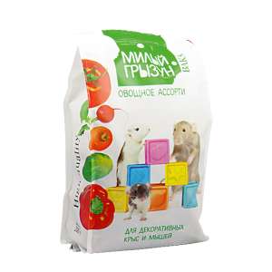 Вака High Quality Милый Грызун овощное ассорти для декоративных крыс и мышей 200гр*10