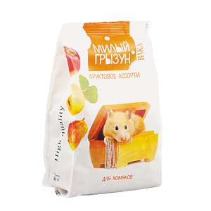 Вака High Quality Милый Грызун фруктовое ассорти для хомяков 200гр*10
