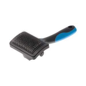 Пуходерка пластиковая самоочищающаяся с плавной головой малая DeLight