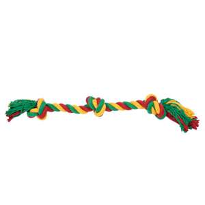 Игрушка для собак Канат большой ф29 мм 3 узла 63см Зооник