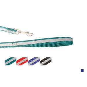 Поводок нейлон светоотражающий 1,2м*25мм синий Каскад