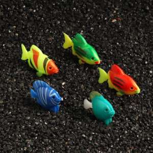 Рыбки для аквариума (набор 5шт) 5,5*4,2*1,7см Пижон