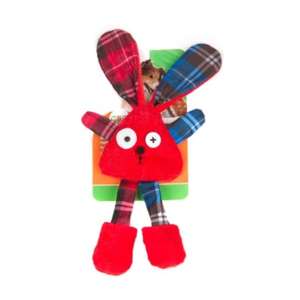 Игрушка для кошек Заяц с экстратом кошачей мяты и пищалкой 33*13см LION