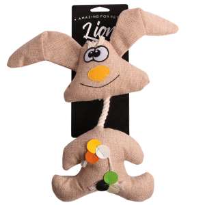 Игрушка для собак Заяц-канат 31см LION