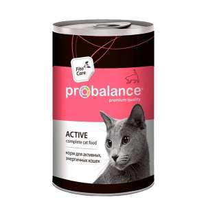 Пробаланс/Probalance Active конс для кошек активных 415гр*12