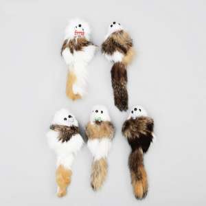 Игрушка для кошек Мышь из натурального меха 7см Пижон