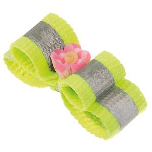 Бантик (пара) светоотраж. двойной объемн. 3см*1,0см Ностальжи а ссортим. Пет Лайн