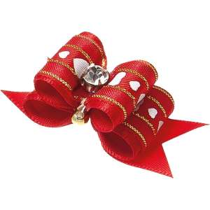 Бантик (пара) тройной объем. 4,5см*1,5см Ностальжи в ссортим. Пет Лайн