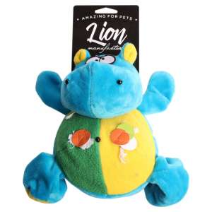 Игрушка для собак Бегемотик Гоша 28 см шуршащий LION