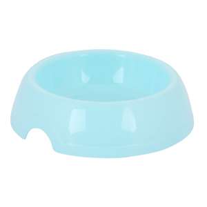 Миска пластиковая Мур-мяу 200мл голубой 145*145*35мм Альтернатива