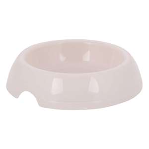Миска пластиковая Мур-мяу 200мл бежевый 145*145*35мм Альтернатива