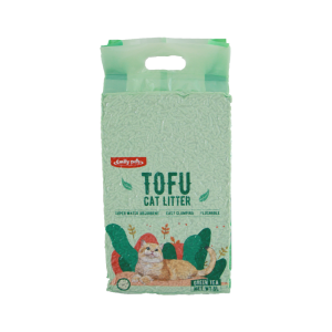 Наполнитель соевый комкующийся вакуум Emelly Pets зеленый чай 6л/2,4кг*6 для кошек