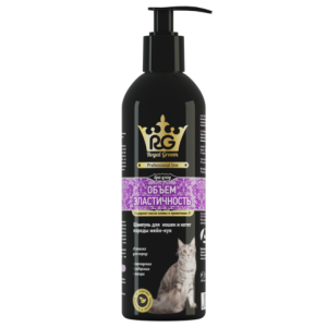 Шампунь Роял Грум  Crystal Line для кошек и котят породы мейн-кун Объем и эластичность 200мл*15