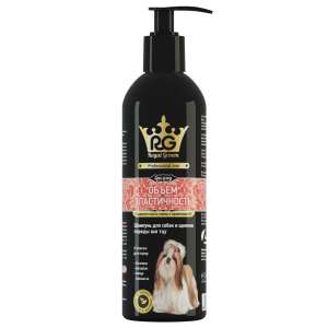 Шампунь Роял Грум  Crystal Line для собак и щенков породы Ши-тцу, 200 мл объем и эластичность*5