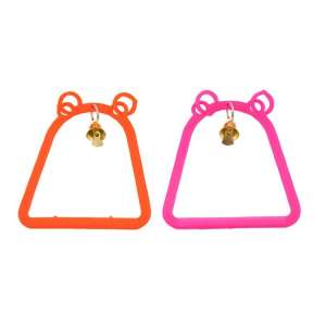 Игрушка для птиц Качели Евро с колокольчиком 9,5*9,5см