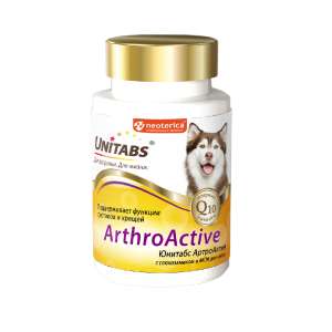 Юнитабс для собак АртроАктив, при болез. суставов 100таб (д/поддерж.фунции суставов и хрящей)*8