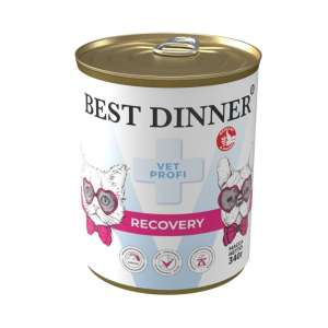 Бест Диннер Vet Profi Recovery конс.для кошек и собак при истощении,послеоперац. востанов.340гр