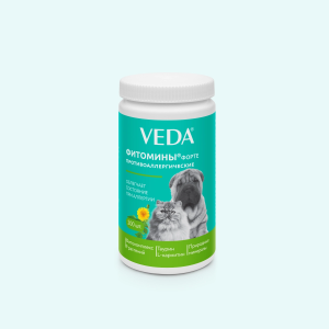 ФитоМины Форте для собак и кошек противоаллергические  200таб. 100гр*30
